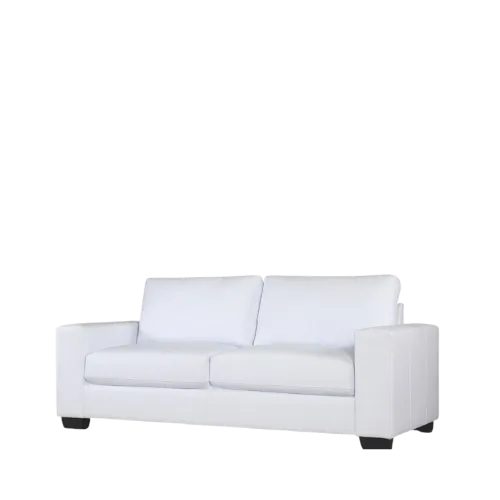  2-SEATER LEATHER SOFA