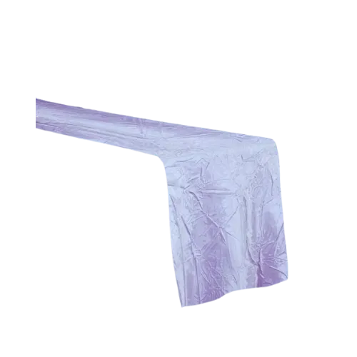 CRINKLE TABLE RUNNER - LAVENDER/LILAC