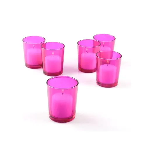 VOTIVE CANDLEHOLDER - FUCHSIA