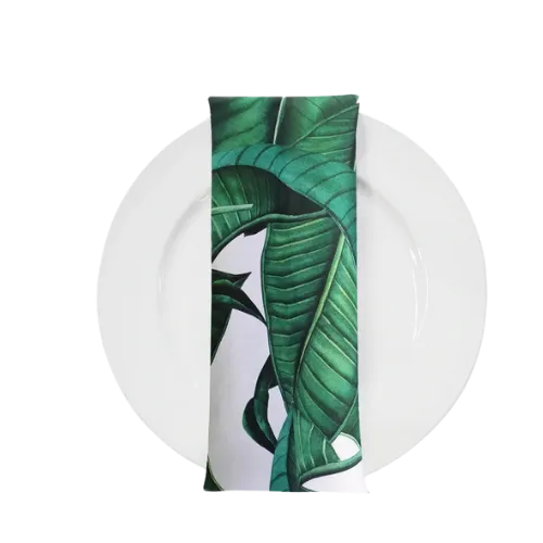 POLYESTER BEVERLY TABLE NAPKIN - TROPICAL