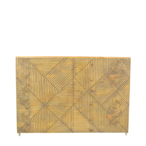 NEW 5ft MOD WOODEN BAR COUNTER - BROWN