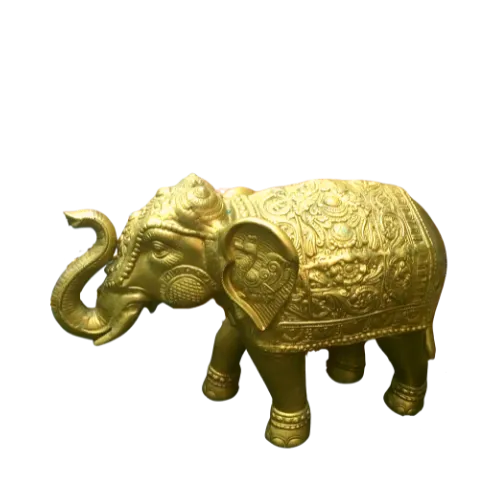 2ft ORNATE ELEPHANT - GOLD 