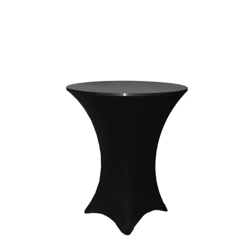 NEW SPANDEX COCKTAIL TABLE LINEN - Black