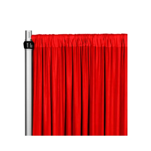 NEW 15ft FABRIC PANEL (Quianna) - Red (15ft L x 5ft W)