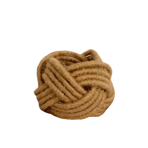 JUTE NAPKIN RING HOLDER 