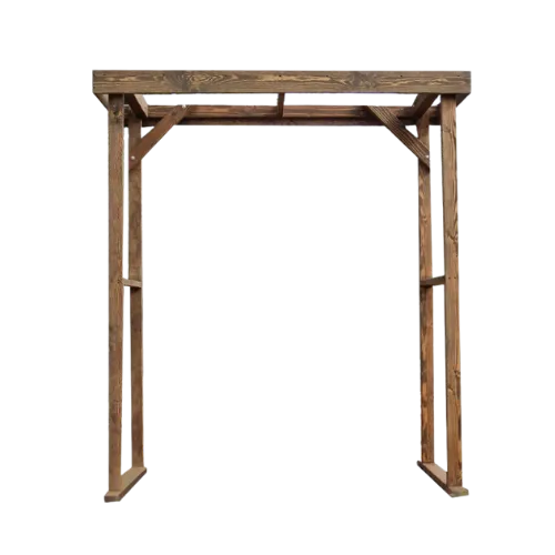 8ft x 2ft WOODEN PERGOLA/TRELLIS WEDDING ARCH - BROWN 