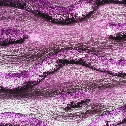 4' x 6' PATTERNED RUG - PURPLE/LAVENDER