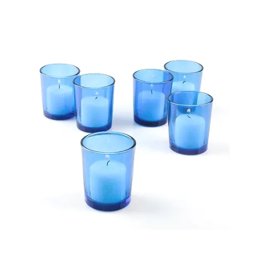 VOTIVE CANDLEHOLDER - BLUE