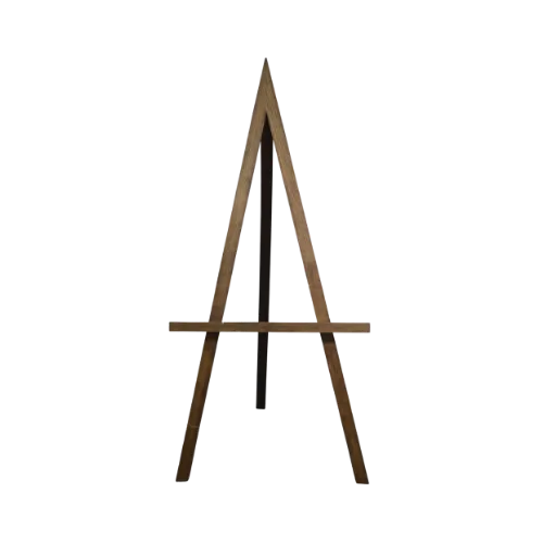 WOODEN EASEL - BROWN 