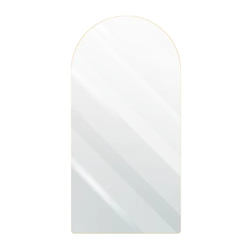 5.5ft ARCHED MIRROR - Gold or Black (68