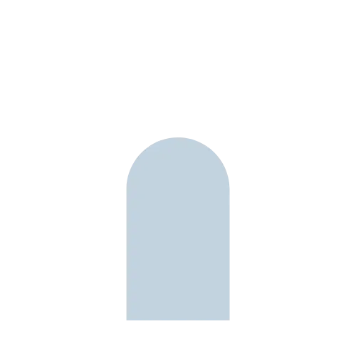 4' ROUND WOODEN PANEL / BACKDROP (DUSTY BLUE)  