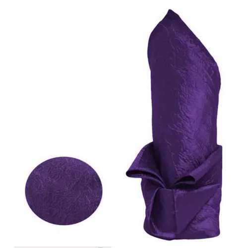 CRINKLE TABLE NAPKIN - PURPLE 