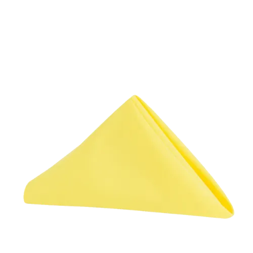 POLYESTER TABLE NAPKIN - CANARY YELLOW