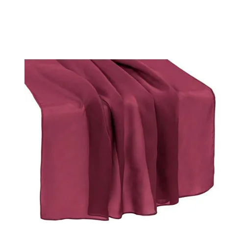 CHIFFON TABLE RUNNER - MULBERRY/BURGUNDY