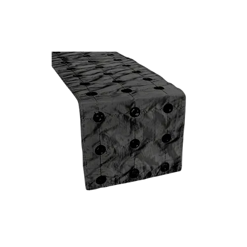 SEQUIN TABLE RUNNER - BLACK