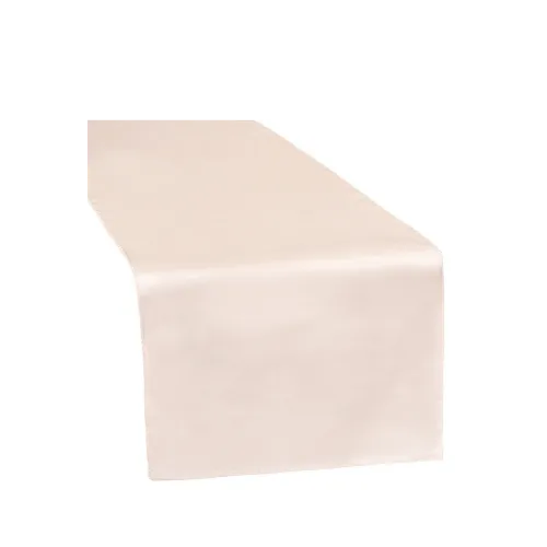 SATIN TABLE RUNNER - BLUSH/ROSE GOLD