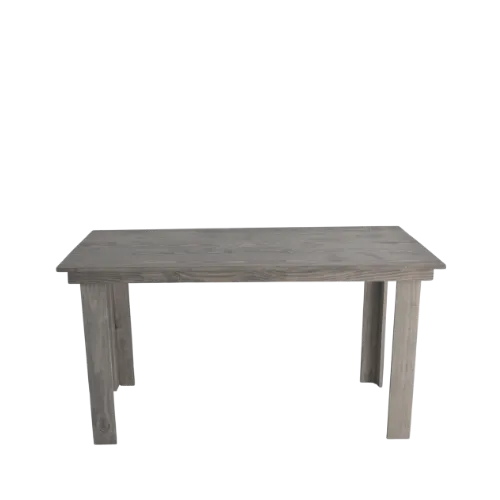 5ft WOODEN SWEETHEART TABLE - GREY 5ft x 3ft