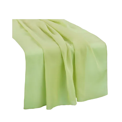 CHIFFON TABLE RUNNER - SAGE GREEN