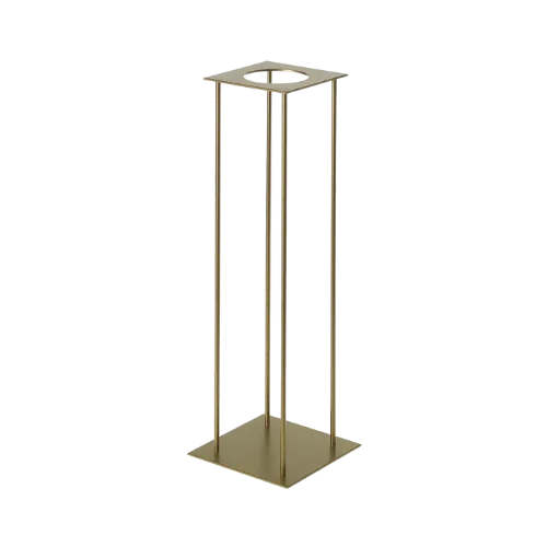 METAL FLORAL TABLE STAND - GOLD 8
