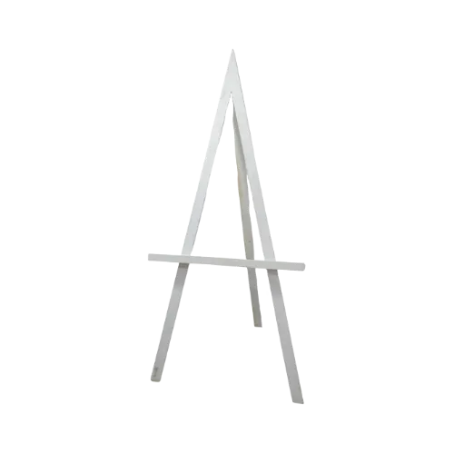 WOODEN EASEL - WHITE 