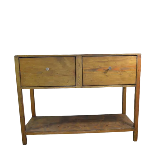 4ft WOODEN BUFFET/CREDENZA - BROWN 