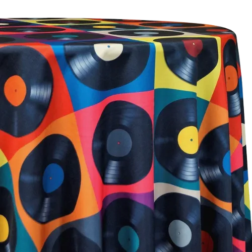 120'' ROUND TABLE LINEN POLYESTER - DISCO