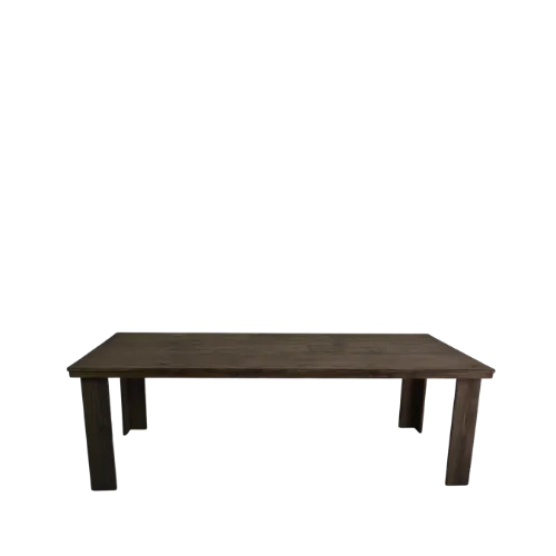  8ft WOODEN DINING TABLE - EBONY 8ft x 4ft