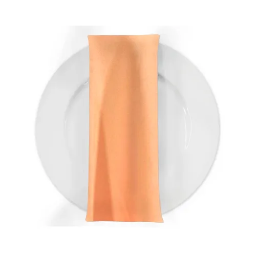 POLYESTER TABLE NAPKIN - PEACH
