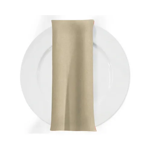 POLYESTER TABLE NAPKIN - NUDE