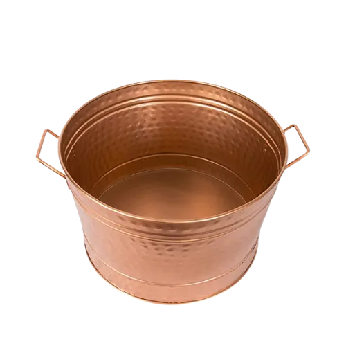 ROUND COPPER BINS