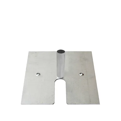 NEW PIPE & DRAPE BASE PLATE - Silver