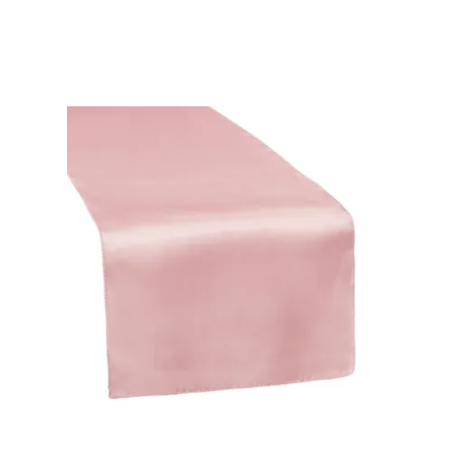 SATIN TABLE RUNNER - DUSTY ROSE/MAUVE