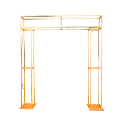 NEW 8ft METAL ARCH - GOLD