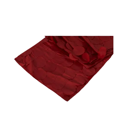 PETAL TABLE RUNNER - APPLE RED 