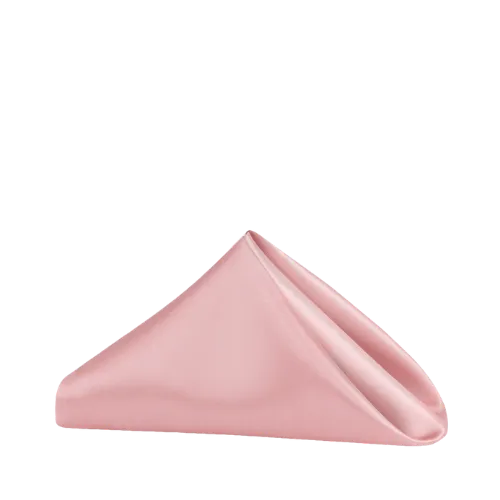 SATIN TABLE NAPKIN - DUSTY ROSE/MAUVE