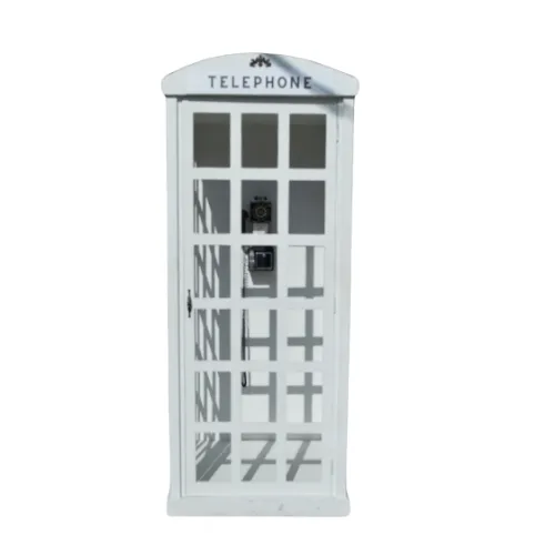NEW TELEPHONE BOOTH - White