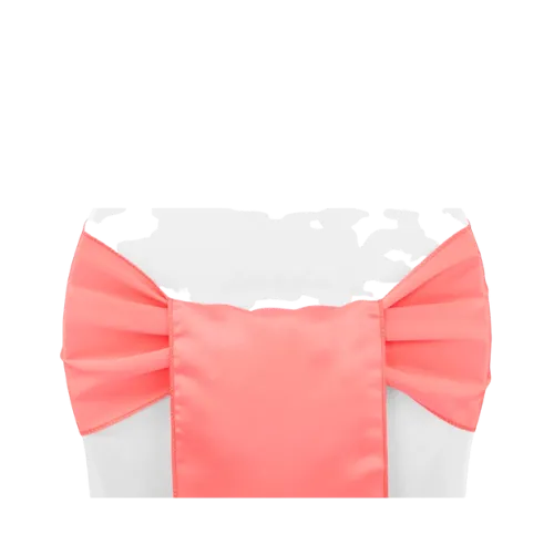 LAMOUR CHAIR SASH - CORAL 