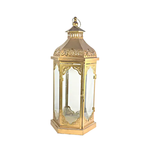 MOROCCAN LANTERN - GOLD (M) 16