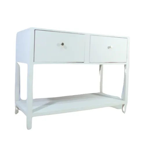 NEW 4ft WOODEN BUFFET/CREDENZA - WHITE