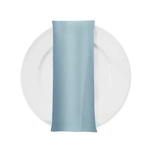 POLYESTER TABLE NAPKIN - DUSTY BLUE