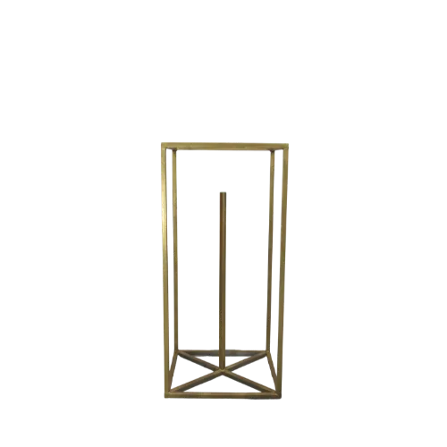 2ft METAL COLUMN/PILLAR - GOLD