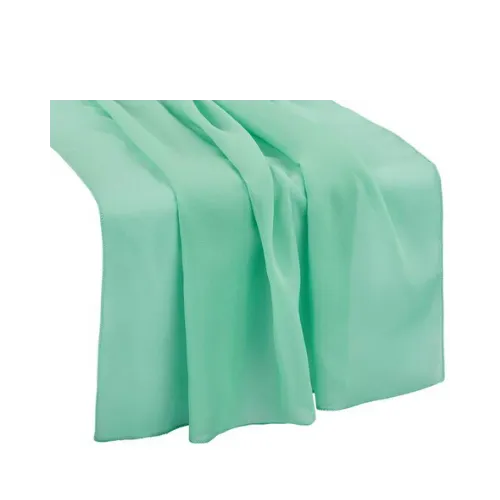 CHIFFON TABLE RUNNER - SEA FOAM