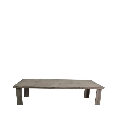 8ft WOODEN KIDS TABLE - GREY 8ft x 4ft x 20