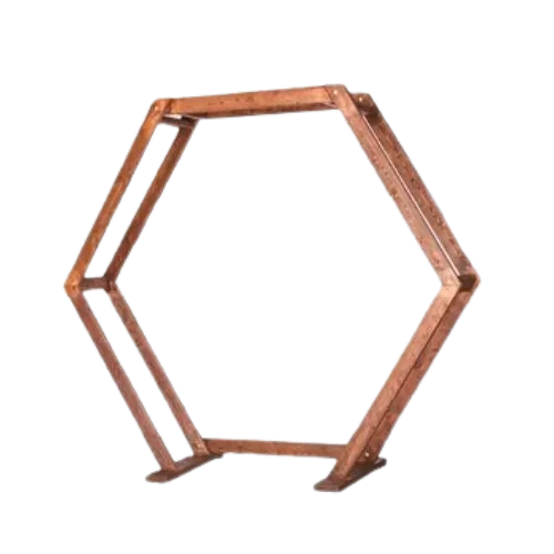 8ft WOODEN HEXAGON ARCH - 8ft x 8ft