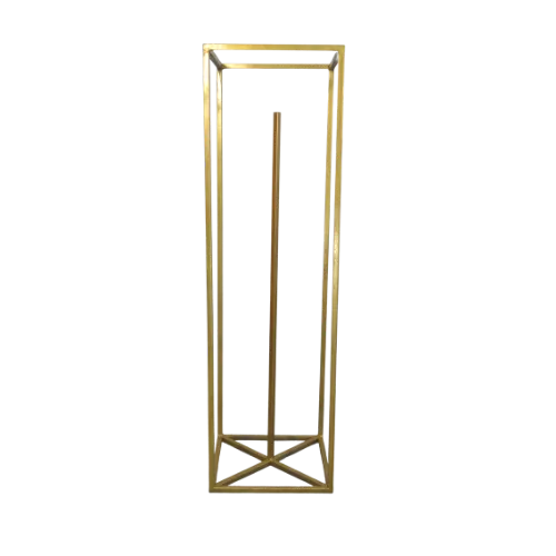 4ft METAL COLUMN/PILLAR - GOLD