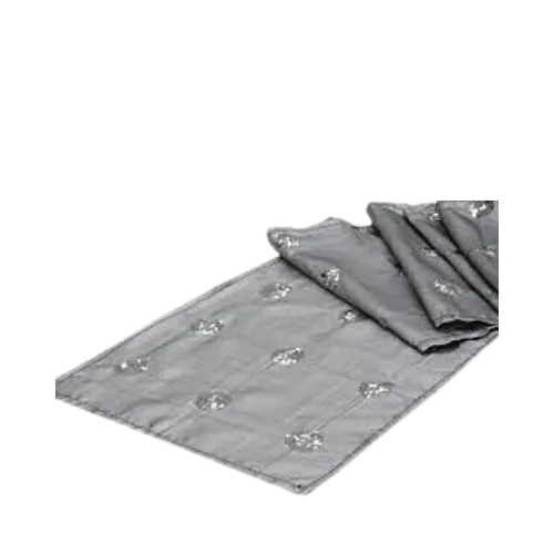 SEQUIN TABLE RUNNER - DARK SILVER