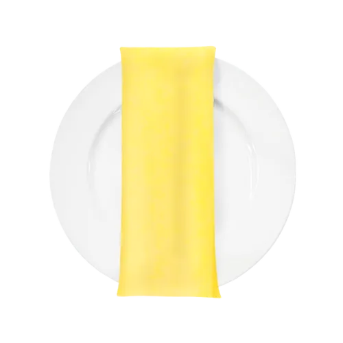 POLYESTER TABLE NAPKIN - CANARY YELLOW