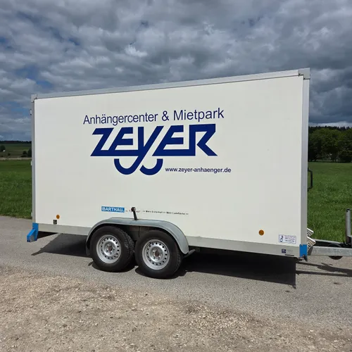 Mietanhänger Koffer (Z 139), Barthau CT 2702, 100km/h