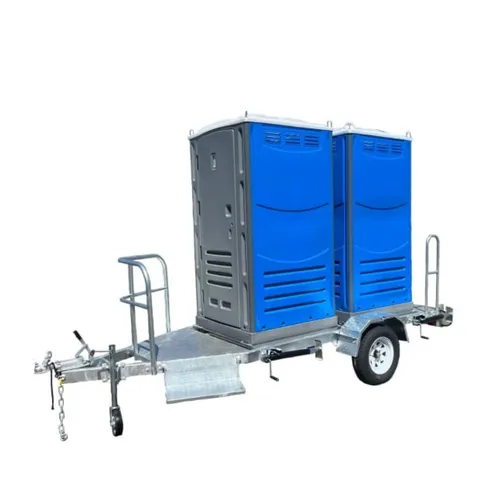 Trailer Mounted Double Toilet