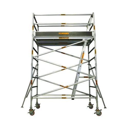3.8m - 4.2m Wide Mobile Aluminium Scaffold (Platform Height)